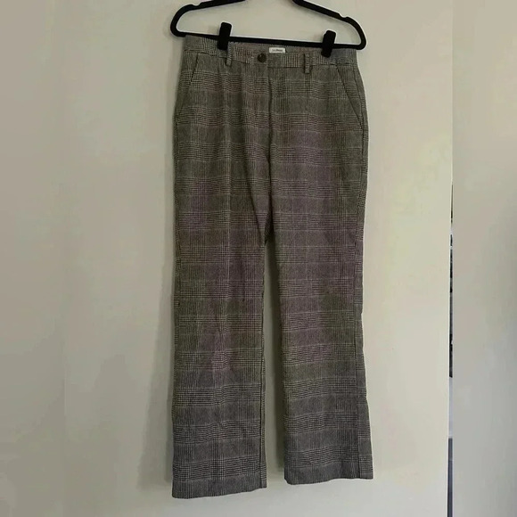 Vintage L.L. Bean cotton Houndstooth Pants 8P | Grandmacore - Picture 1 of 8
